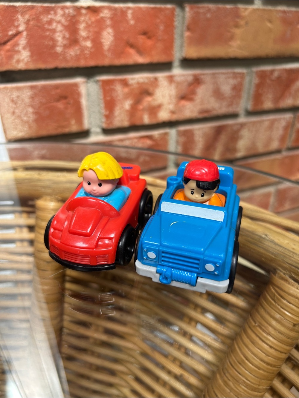 Little People Wheelies - Blue Jeep + Red Car (2014)